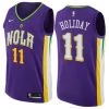 Fan Gear Nation Men's New Orleans Pelicans Jrue Holiday City Edition Jersey Purple