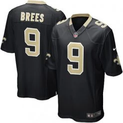 Fan Gear Nation Men's New Orleans Saints Drew Brees Game Jersey Black