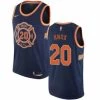 Fan Gear Nation Men's New York Knicks Kevin Knox Swingman City Edition Jersey Navy Blue