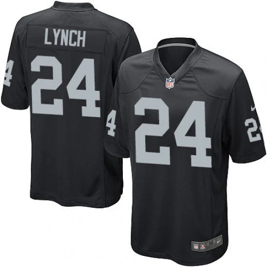 Fan Gear Nation Men's Oakland Raiders Marshawn Lynch Game Jersey Black 3 Fan Gear Nation Men's Oakland Raiders Marshawn Lynch Game Jersey Black
