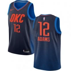 Fan Gear Nation Men's Oklahoma City Thunder Steven Adams Statement Edition Navy Blue