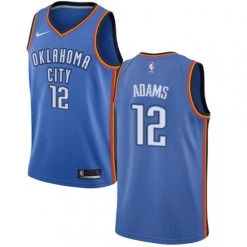 Fan Gear Nation Men's Oklahoma City Thunder Steven Adams Jersey Icon Edition Royal Blue