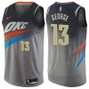 Fan Gear Nation Men's Oklahoma City Thunder Paul George Swingman Jersey City Edition Gray