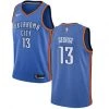 Fan Gear Nation Men's Oklahoma City Thunder Paul George Jersey Icon Edition Royal Blue