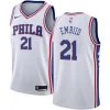 Fan Gear Nation Men's Philadelphia 76ers Joel Embiid Jersey Association Edition White
