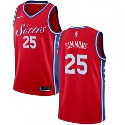 Fan Gear Nation Men's Philadelphia 76ers Ben Simmons Alternate Jersey Statement Edition Red