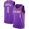 Fan Gear Nation Men's Phoenix Suns Devin Booker Swingman City Edition Jersey Purple