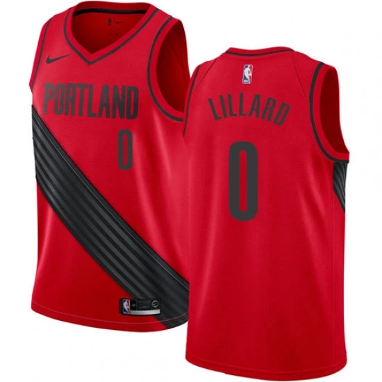 Fan Gear Nation Portland Trailblazers Men's Portland Trail Blazers Damian Lillard Alternate Jersey Statement Red 3 Fan Gear Nation Portland Trailblazers Men's Portland Trail Blazers Damian Lillard Alternate Jersey Statement Red