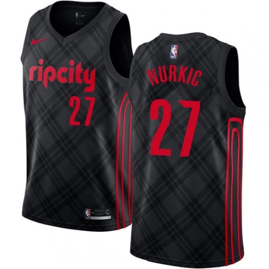 Fan Gear Nation Portland Trailblazers Men's Portland Trail Blazers Jusuf Nurkic Jersey City Edition Cream 3 Fan Gear Nation Portland Trailblazers Men's Portland Trail Blazers Jusuf Nurkic Jersey City Edition Cream