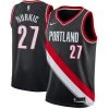 Fan Gear Nation Portland Trailblazers Men's Portland Trail Blazers Jusuf Nurkic Jersey Icon Edition Black