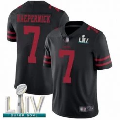 Fan Gear Nation Mens San Francisco 49ers Colin Kaepernick Vapor Limited Super Bowl LIV Bound Jersey Black