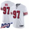 Fan Gear Nation Men's San Francisco 49ers Nick Bosa Vapor Untouchable 100th Anniversary Jersey White