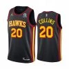 Fan Gear Nation Mens Atlanta Hawks John Collins Statment Jersey Black
