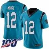 Fan Gear Nation Mens Carolina Panthers DJ Moore Game Vapor 100th Season Jersey Blue 1 Fan Gear Nation Mens Carolina Panthers DJ Moore Game Vapor 100th Season Jersey Blue