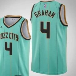Fan Gear Nation Mens Charlotte Hornets Devonte Graham City Jersey Teal