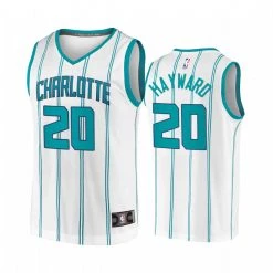Fan Gear Nation Mens Charlotte Hornets Gordon Hayward Statement Jersey White