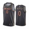 Fan Gear Nation Mens Chicago Bulls Coby White City Jersey Black