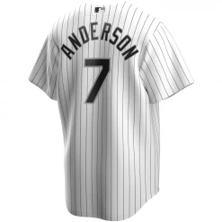 Fan Gear Nation Mens Chicago White Sox Tim Anderson Cool Base Replica Jersey White