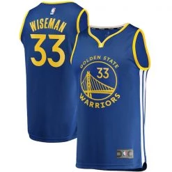 Fan Gear Nation Mens Golden State Warriors James Wiseman Statement Jersey Blue