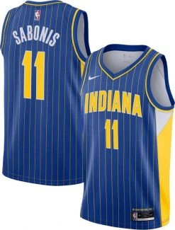 Fan Gear Nation Mens Indiana Pacers Domantas Sabonis City Jersey Blue