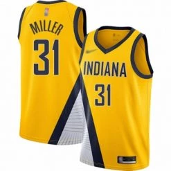 Fan Gear Nation Mens Indiana Pacers Reggie Miller Statement Jersey Gold
