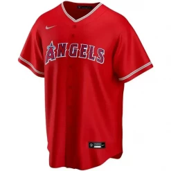 Fan Gear Nation Mens Los Angeles Angels Shohei Ohtani Cool Base Replica Jersey Red