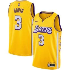 Fan Gear Nation Mens Los Angeles Lakers Anthony Davis City Edition Jersey Gold