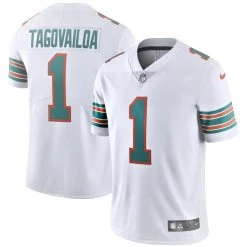 Fan Gear Nation Miami Dolphins Mens Maimi Dolphins Tua Tagovailoa Game Vapor Jersey White