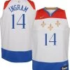 Fan Gear Nation Mens New Orleans Pelicans Brandon Ingram City Jersey White
