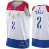 Fan Gear Nation Mens New Orleans Pelicans Lonzo Ball City Jersey White