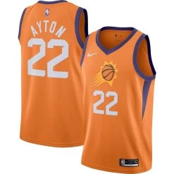 Fan Gear Nation Mens Phoenix Suns DeAndre Ayton Statement Jersey Orange