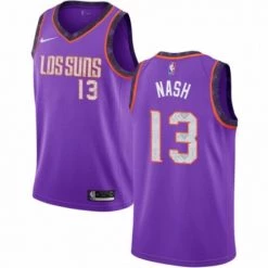 Fan Gear Nation Mens Phoenix Suns Steve Nash City Edition Jersey Purple
