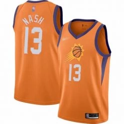 Fan Gear Nation Mens Phoenix Suns Steve Nash Statement Jersey Orange