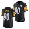 Fan Gear Nation Mens Pittsburgh Steelers TJ Watt Game Vapor Jersey Black