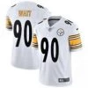 Fan Gear Nation Mens Pittsburgh Steelers TJ Watt Game Vapor Jersey White