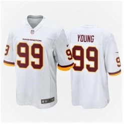 Fan Gear Nation Men’s Chase Young Washington Football Game Vapor Jersey White