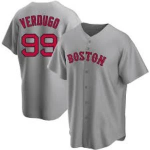 Fan Gear Nation Mens Boston Red Sox Alex Verdugo Cool Base Replica Jersey Grey