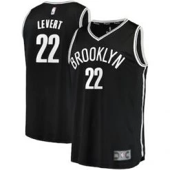 Fan Gear Nation Mens Brooklyn Nets Caris LeVert Icon Jersey Black