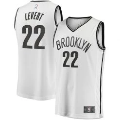 Fan Gear Nation Mens Brooklyn Nets Caris LeVert Icon Jersey White