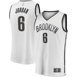 Fan Gear Nation Mens Brooklyn Nets DeAndre Jordan Icon Jersey White