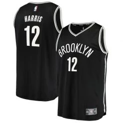 Fan Gear Nation Mens Brooklyn Nets Joe Harris Icon Jersey Black