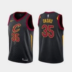 Fan Gear Nation Mens Cleveland Cavaliers Isaac Okoro Icon Jersey Black