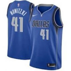 Fan Gear Nation Mens Dallas Mavericks Dirk Nowitzki Icon Jersey Blue