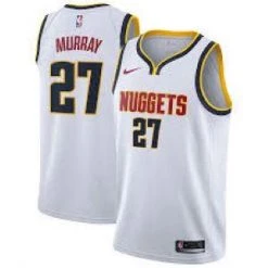 Fan Gear Nation Mens Denver Nuggets Jamal Murray Association Jersey White