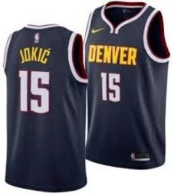 Fan Gear Nation Mens Denver Nuggets Nikola Jokic Icon Jersey Blue