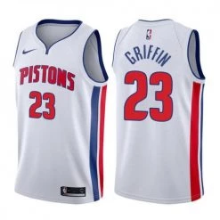 Fan Gear Nation Mens Detroit Pistons Blake Griffin Association Jersey White