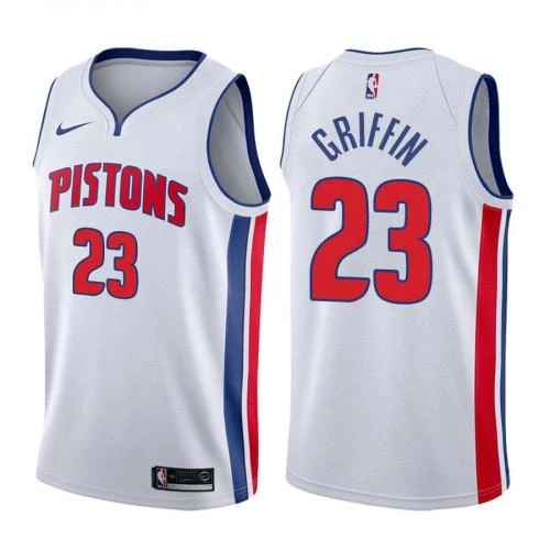 Fan Gear Nation Mens Detroit Pistons Blake Griffin Association Jersey White 3 Fan Gear Nation Mens Detroit Pistons Blake Griffin Association Jersey White