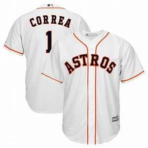 Fan Gear Nation Mens Houston Astros Carlos Correa Cool Base Replica Jersey White