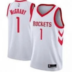 Fan Gear Nation Mens Houston Rockets Tracy McGrady Association Jersey White