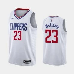 Fan Gear Nation Mens Los Angeles Clippers Lou Williams Association Jersey White